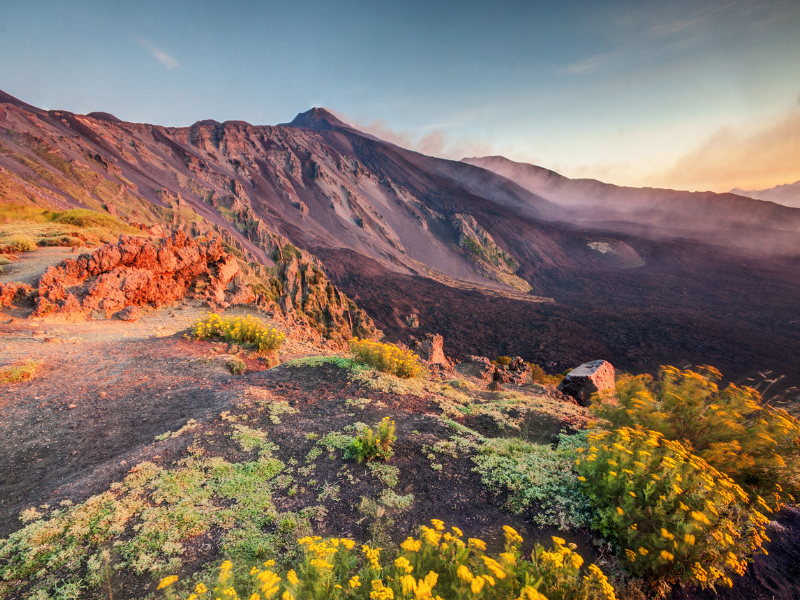 Il vulcano Etna